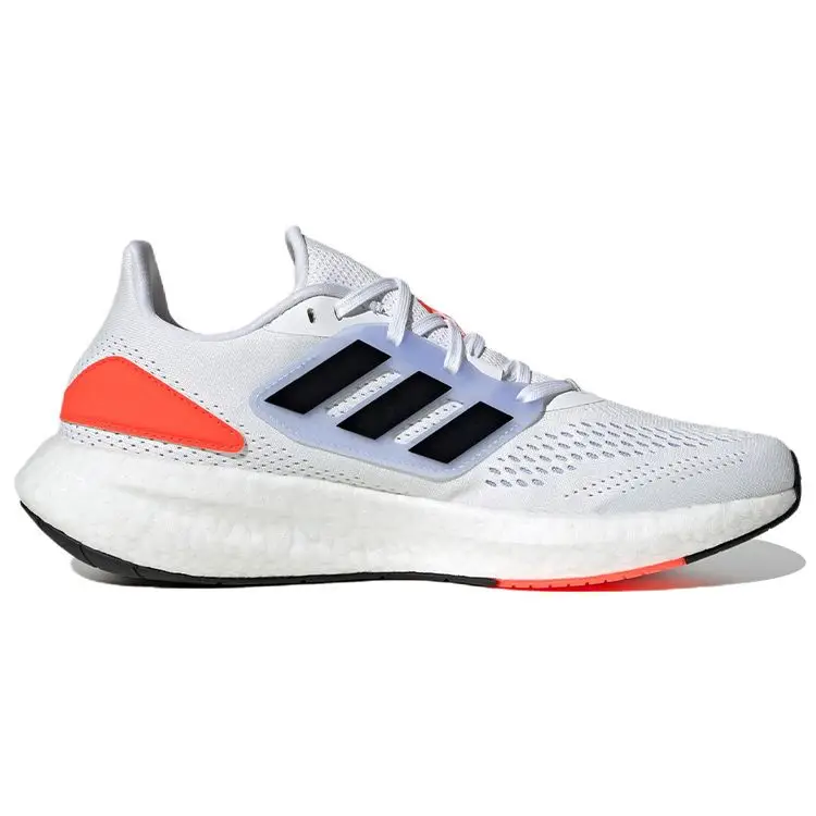 PureBoost 22 Alba Azzurra Rosso Solare Sneakers Uomo Bianco Bianco Nuvola Nero Core HQ8589 45⅓ miniatura 4