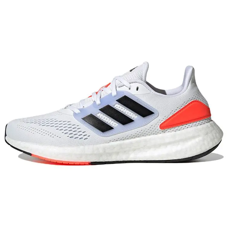 PureBoost 22 Alba Azzurra Rosso Solare Sneakers Uomo Bianco Bianco Nuvola Nero Core HQ8589 45⅓