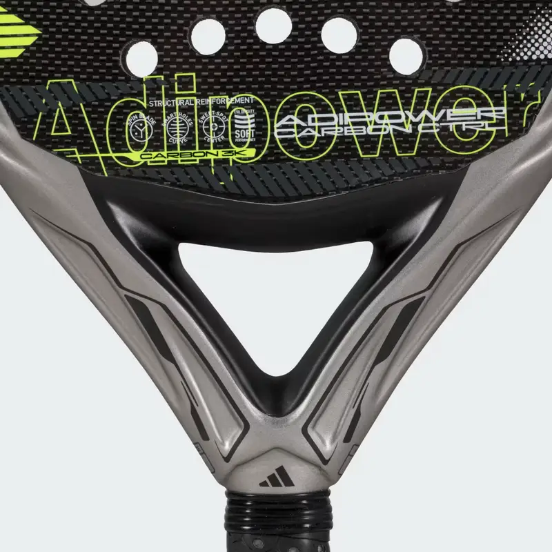 Racchetta adipower Carbon CTRL Silver Metallic miniatura 2