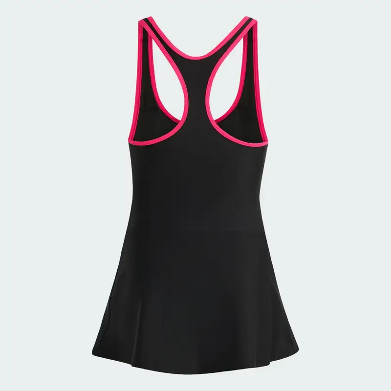 RACER BACK SWIM DRESS KIDS Black miniatura 2