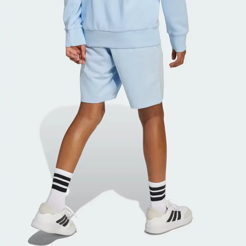 Ragazzi French Terry Slogan Pantaloncini Bambini Glow Blue miniatura 2