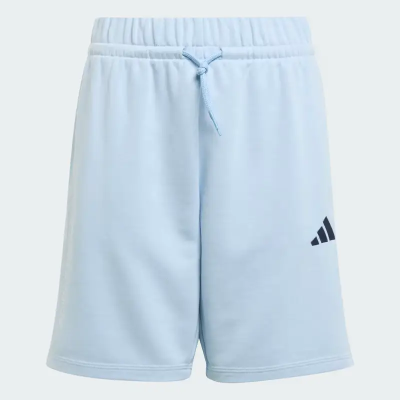 Ragazzi French Terry Slogan Pantaloncini Bambini Glow Blue miniatura 4