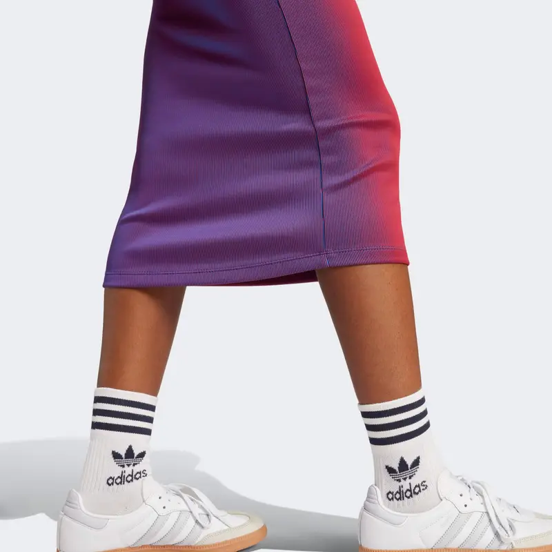 Adidas Abito a Maniche Lunghe a Coste Multicolor Donna miniatura 4