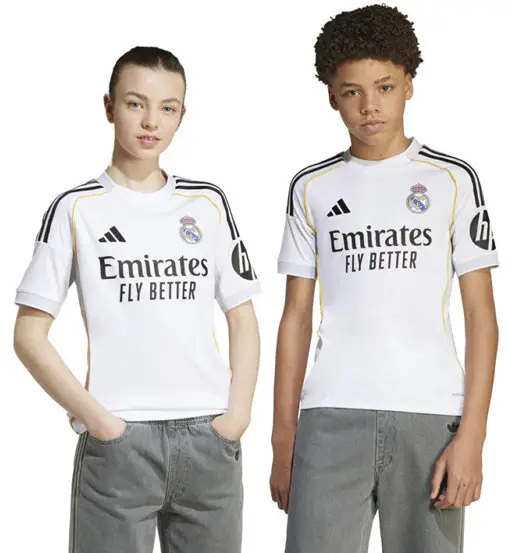 Real Madrid 25/26 Home Jr - maglia calcio - bambino White