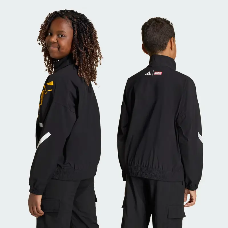 Real Madrid Avengers Z.N.E. Giacca anthem per bambini e bambine Black miniatura 2