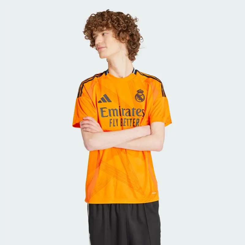 Adidas Real Madrid male Maglie/Repliche - Arancione - Poly Mesh - Foot Locker
