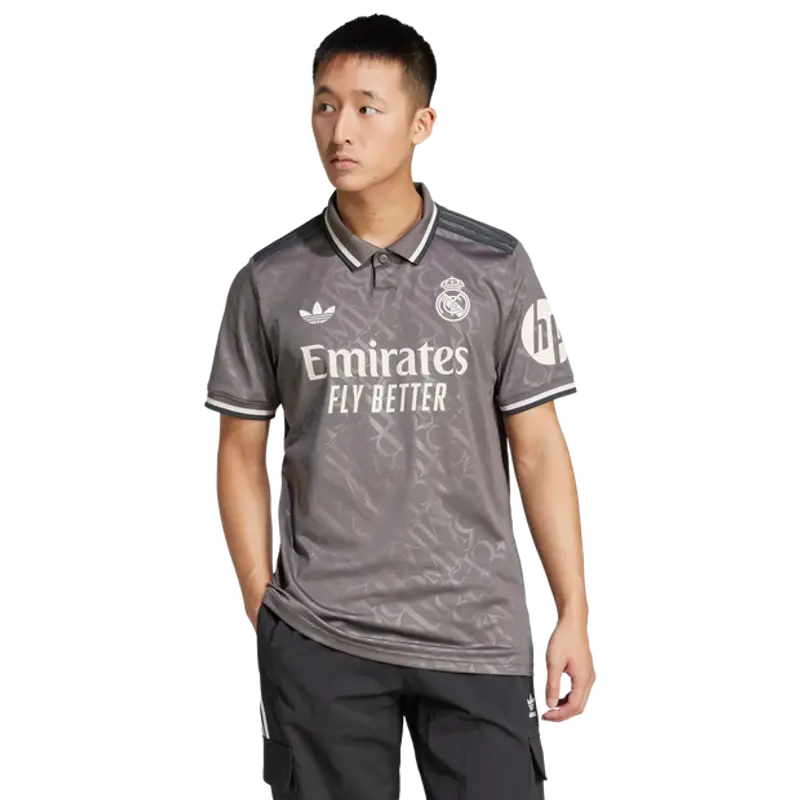 Adidas Real Madrid male Maglie/Repliche - Grigio - Poly Mesh - Foot Locker