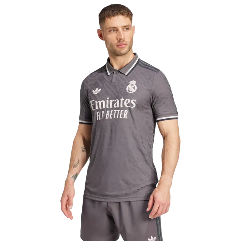 Adidas Real Madrid male Maglie/Repliche - Grigio - Poly Mesh - Foot Locker