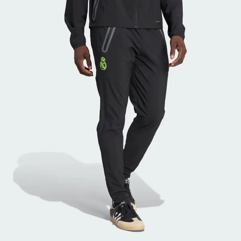 Real Madrid Pantaloni da viaggio Tiro 25 Pro Vis Tech Black