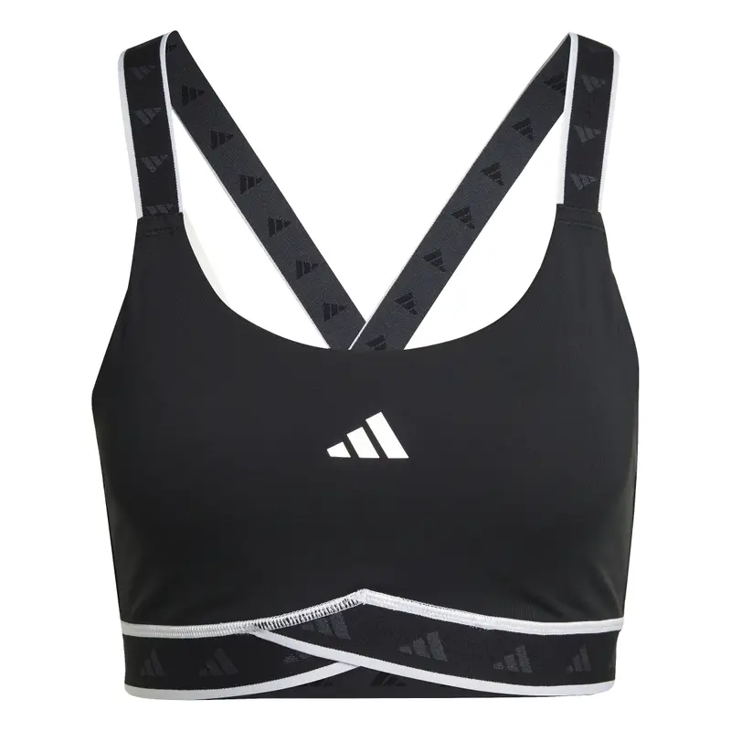 Reggiseno a medio sostegno per donna adidas Powerimpact Noir
