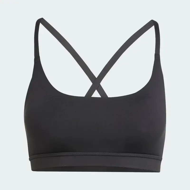Reggiseno adidas All Me a supporto leggero Black miniatura 4