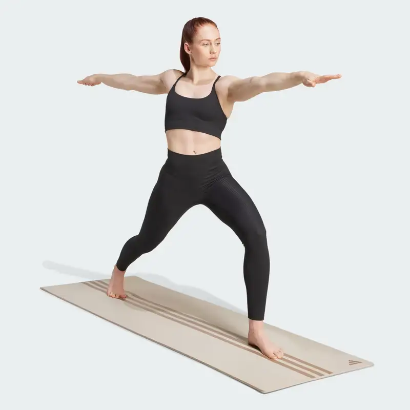 Reggiseno adidas All Me Light Support Long Line a costine Black miniatura 3