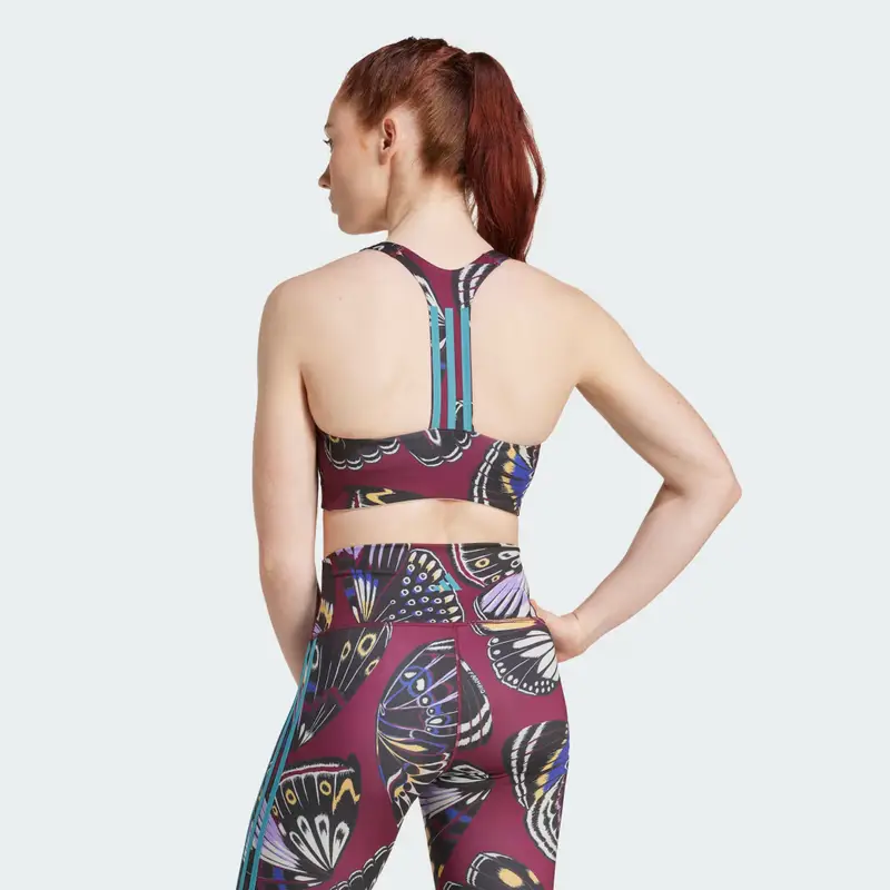 Reggiseno adidas X Farm Medium Support Black miniatura 2