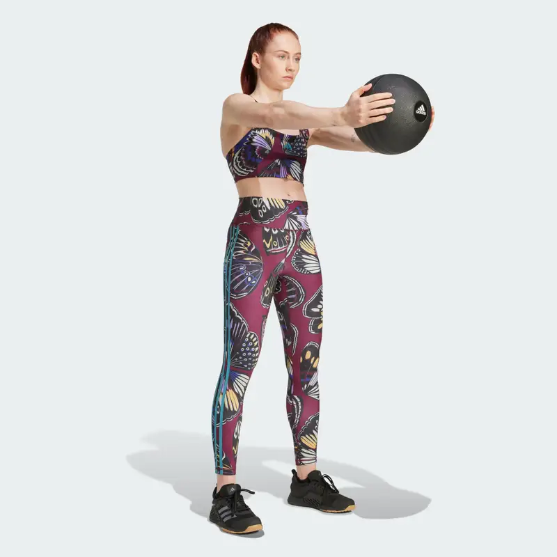 Reggiseno adidas X Farm Medium Support Black miniatura 3