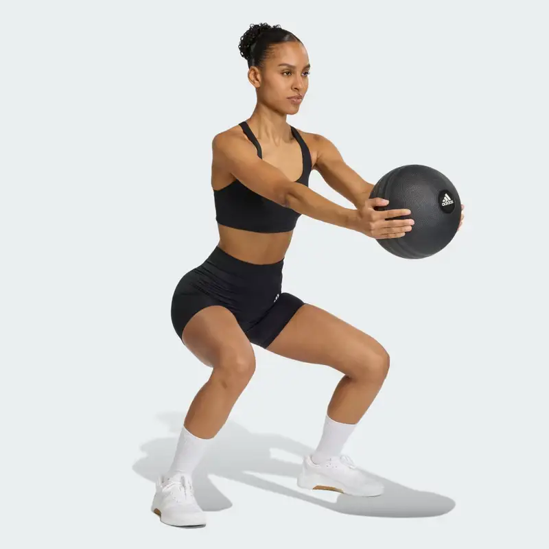 Reggiseno Optime Workout Medium Support Black miniatura 3