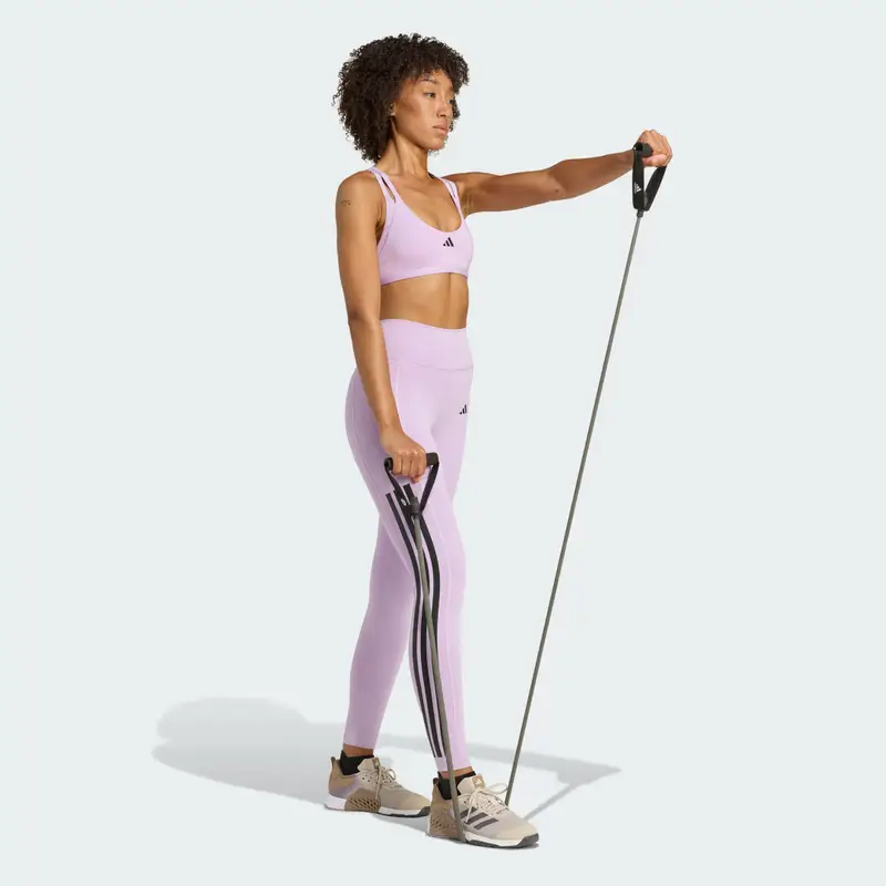 Reggiseno per allenamento leggero Aeroimpact Luxe Powder Plum miniatura 4