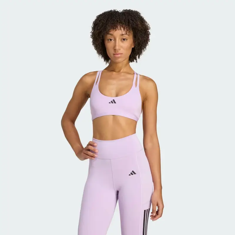Reggiseno per allenamento leggero Aeroimpact Luxe Powder Plum