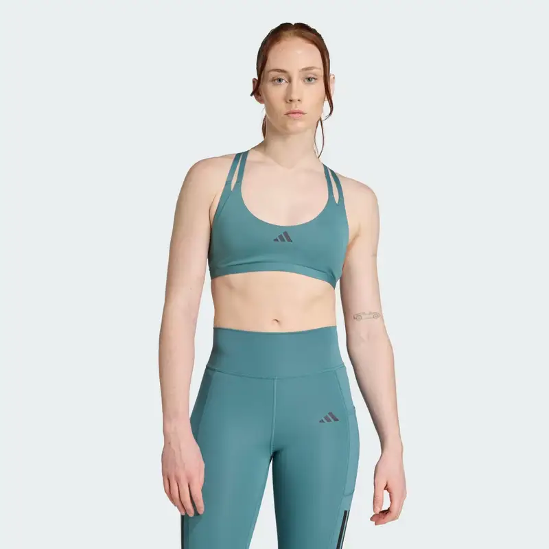 Reggiseno per allenamento leggero Aeroimpact Luxe Preloved Teal