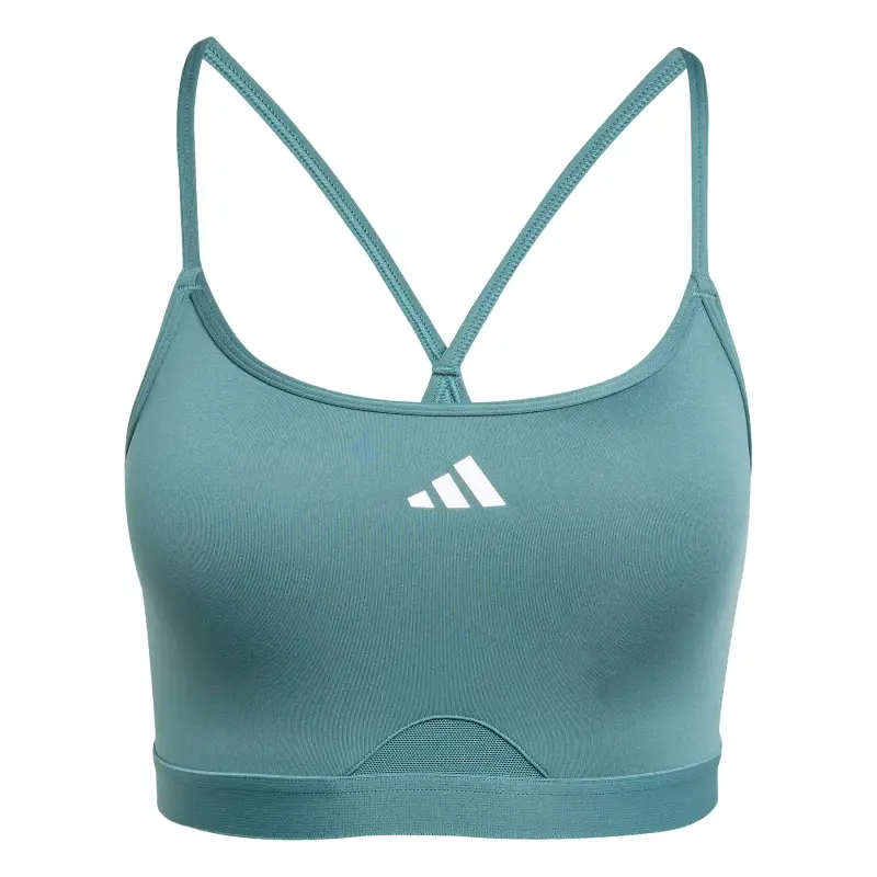 Reggiseno sportivo adidas AeroReact 3 Stripes