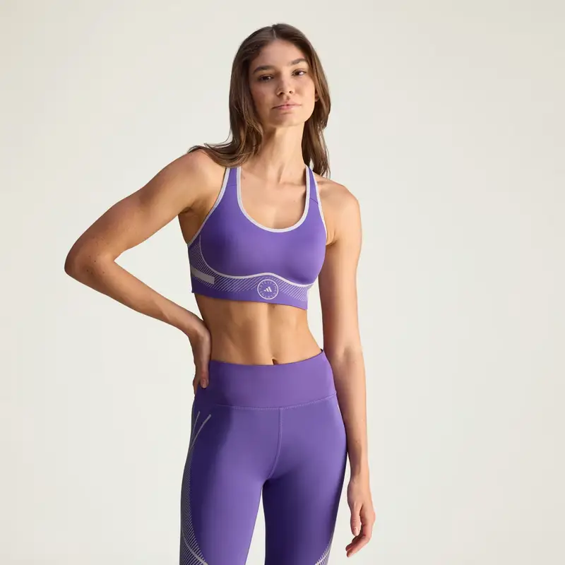 Reggiseno sportivo adidas by Stella McCartney TruePace High Support Alpine Violet