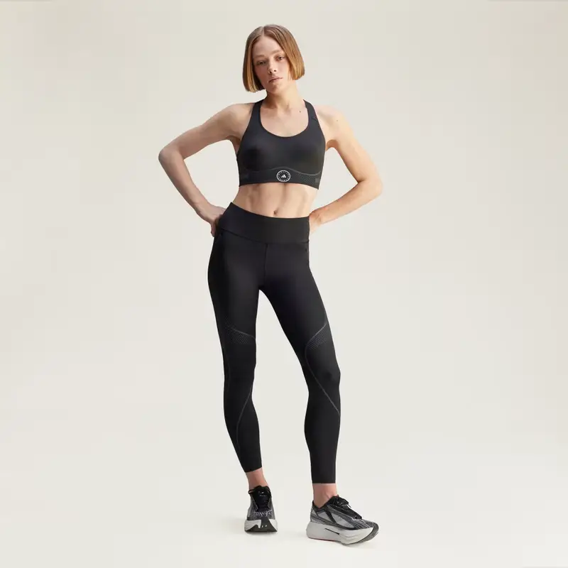 Reggiseno sportivo adidas by Stella McCartney TruePace High Support Black miniatura 3