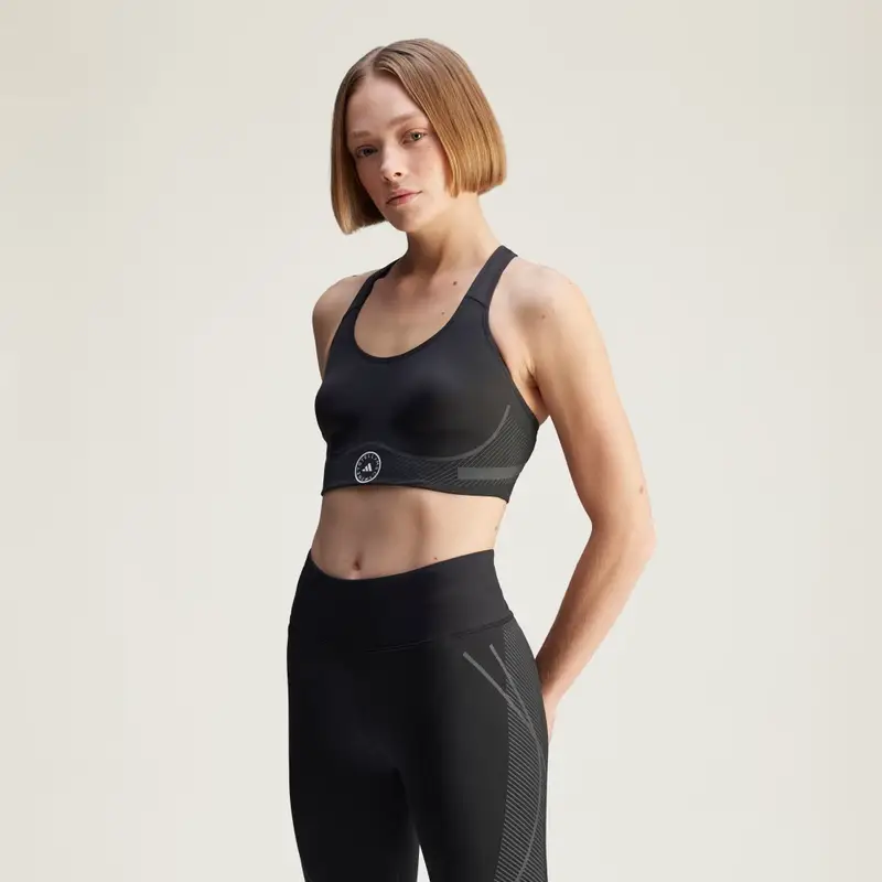 Reggiseno sportivo adidas by Stella McCartney TruePace High Support Black