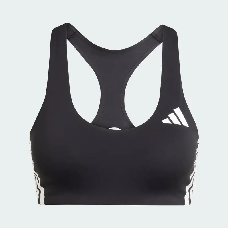 Reggiseno sportivo adizero Run Medium Support Black miniatura 4