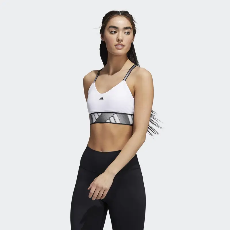 Reggiseno sportivo All Me Light Support Training | Adidas Bianco