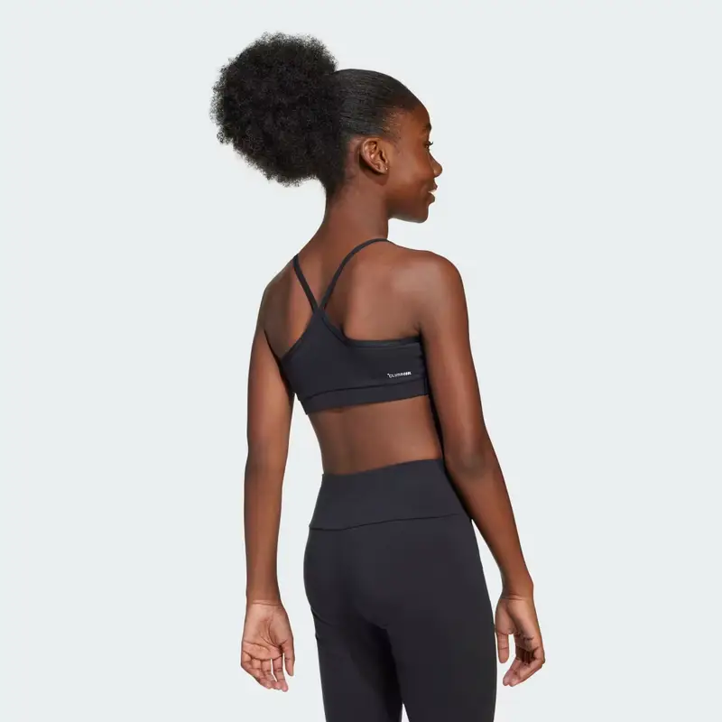 Reggiseno sportivo da allenamento Essentials Medium-Support Junior Black miniatura 2