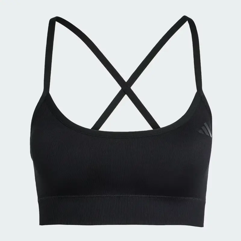 Reggiseno Sportivo Essentials Maglia Supporto Leggero Imbottito Black miniatura 4