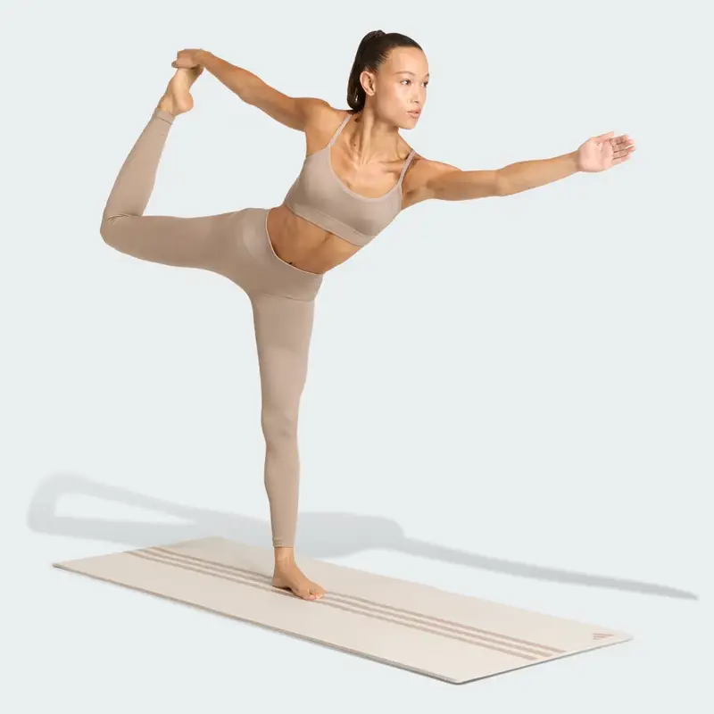 Reggiseno Sportivo Essentials Maglia Supporto Leggero Imbottito Chalky Brown miniatura 3