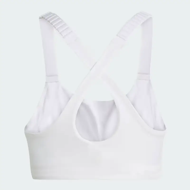 Reggiseno sportivo FastImpact Luxe Run High-Support White miniatura 2
