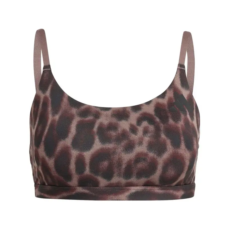 Reggiseno Sportivo Halo Leopard Moro Donna L