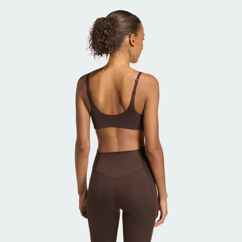 Reggiseno Sportivo Optime Essentials Workout Supporto Leggero Aurora Coffee Met miniatura 2