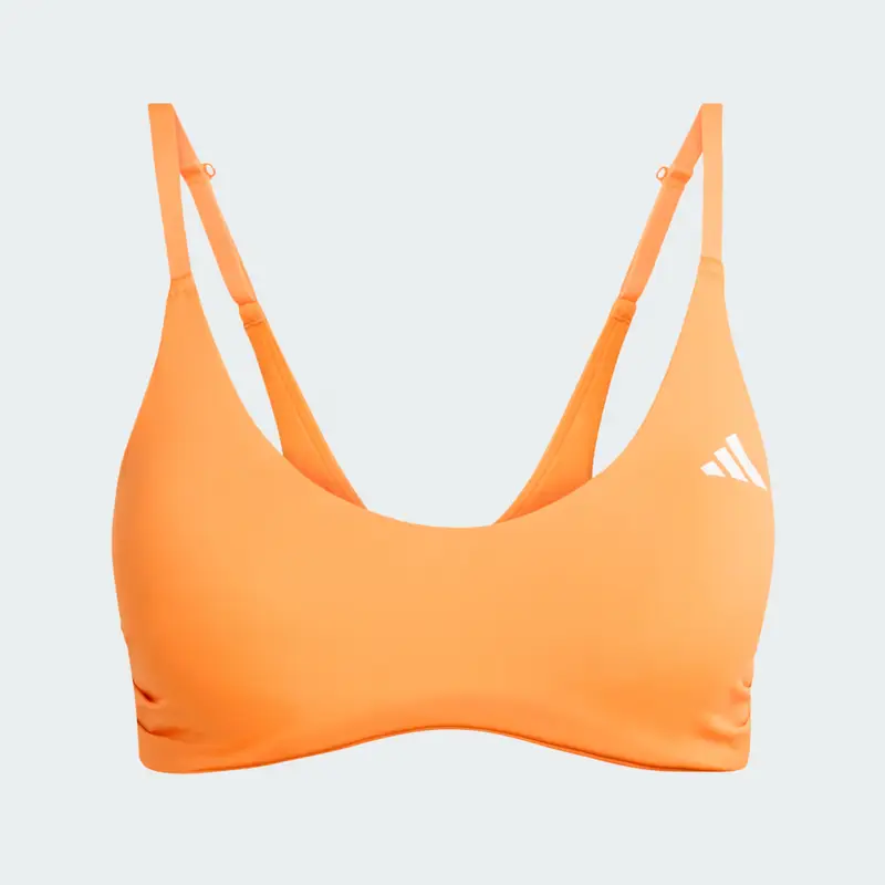 Reggiseno Sportivo Optime Essentials Workout Supporto Leggero Pure Orange miniatura 4