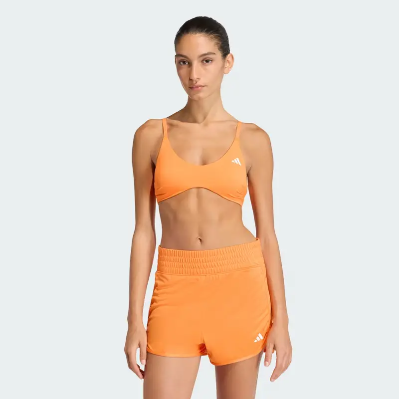 Reggiseno Sportivo Optime Essentials Workout Supporto Leggero Pure Orange