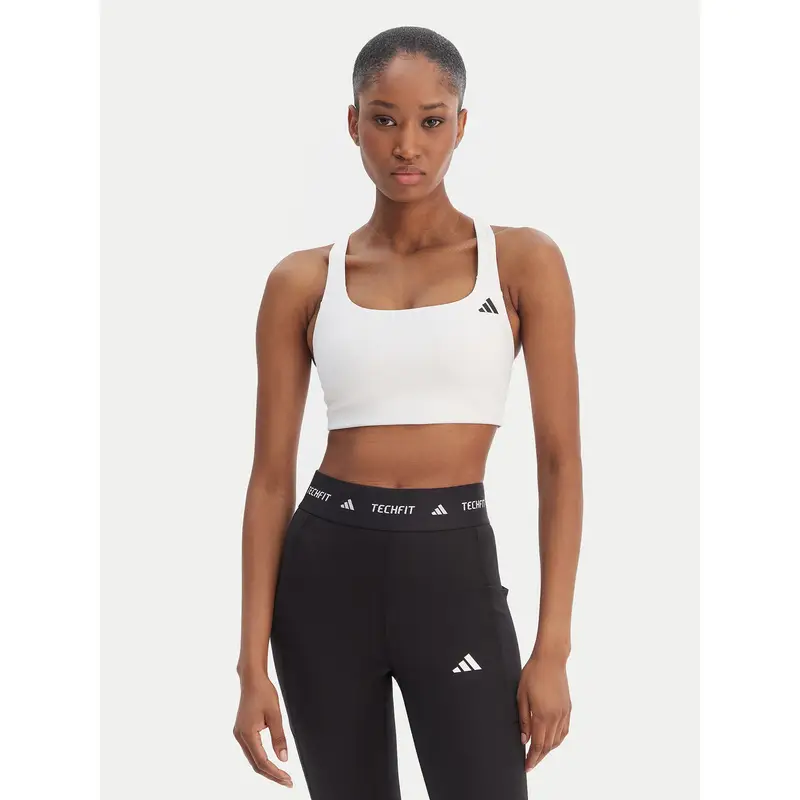 Reggiseno sportivo Optime Workout KD6685 Bianco