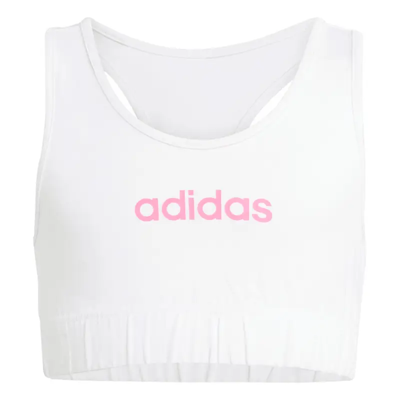 Reggiseno sportivo per bambina adidas Essentials Blanc