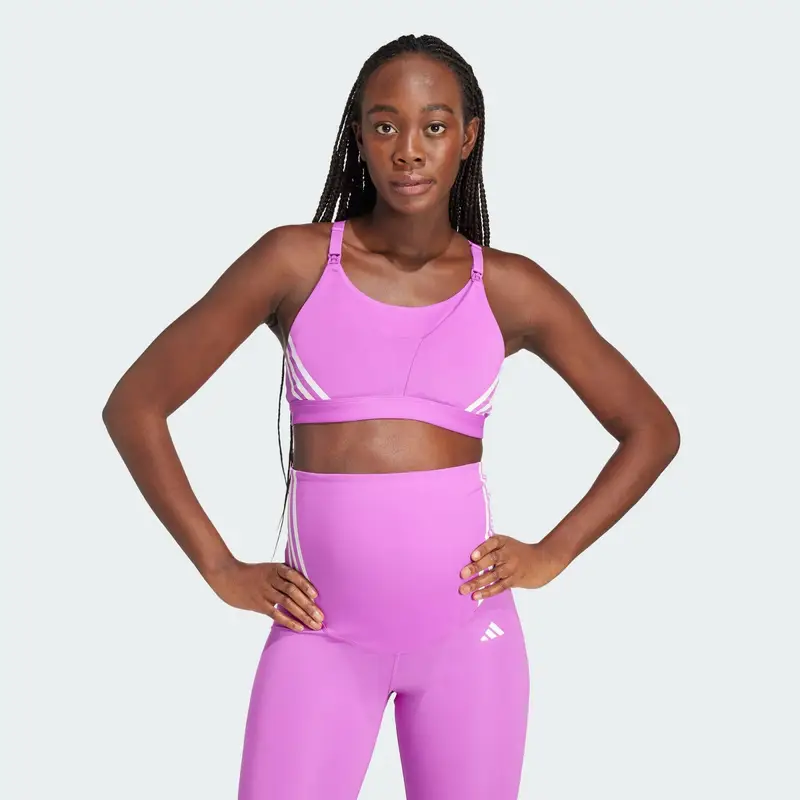 Reggiseno sportivo Powerimpact Luxe Medium-Support (Maternity) | Adidas Viola