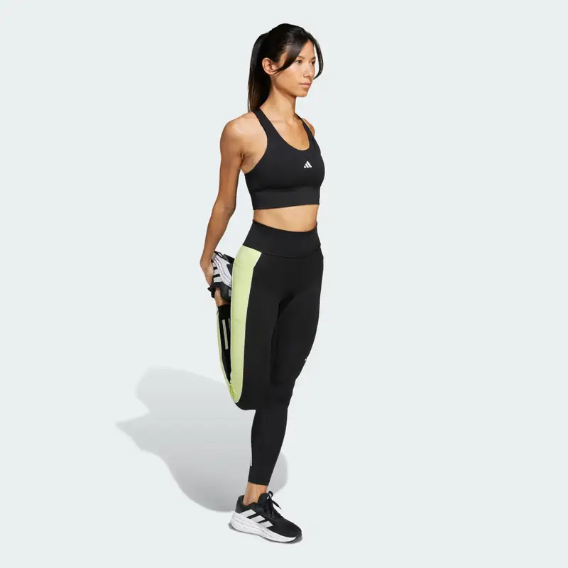 Reggiseno sportivo Run Pocket Medium Support Black miniatura 3