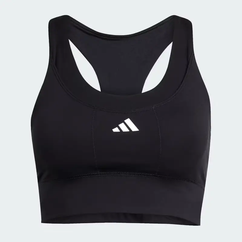 Reggiseno sportivo Run Pocket Medium Support Black miniatura 4