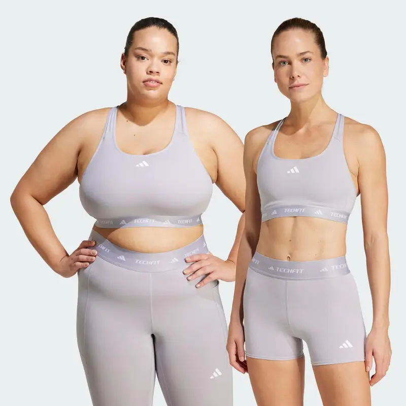 Reggiseno sportivo Techfit Medium-Support | Adidas Grigio
