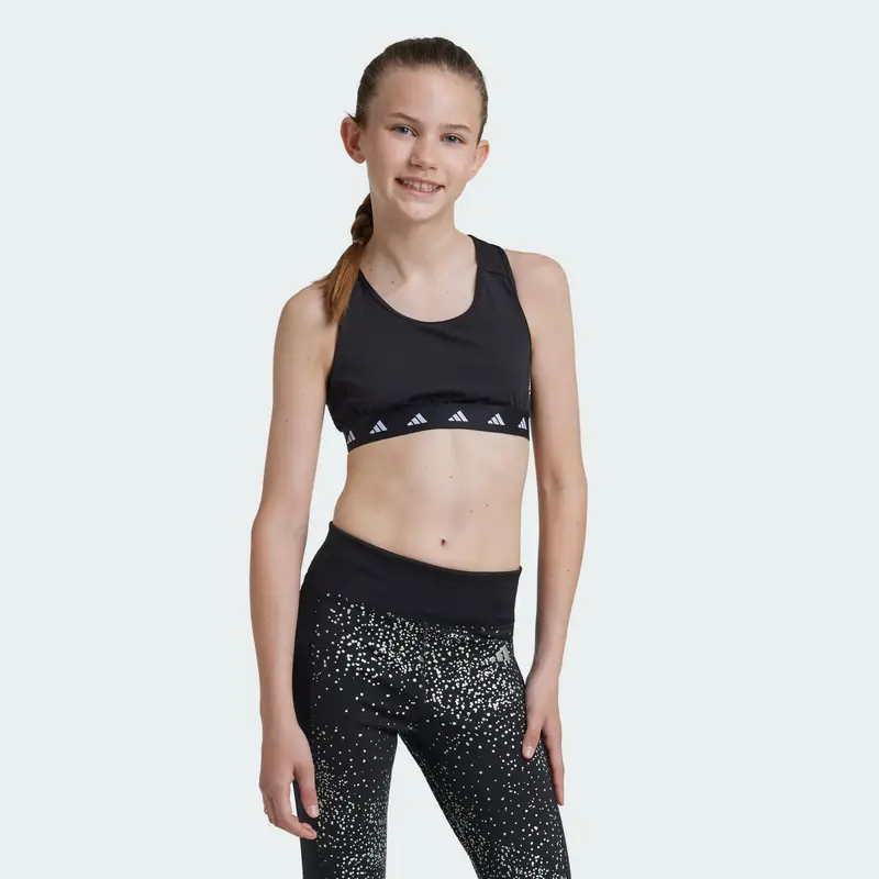 Reggiseno sportivo Techfit Power React Junior | Adidas Nero