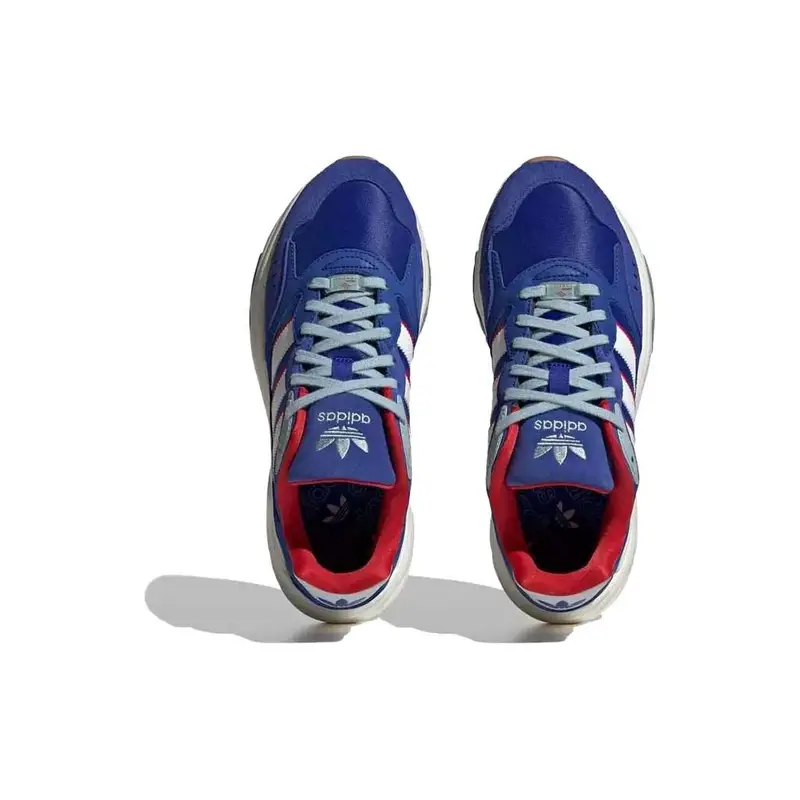 Retropy F90 Blu Lucido Scarlatto Sneakers Unisex Blu Semi-Lucido Bianco Sporco Scarlatto Migliore HP6376 42 miniatura 3