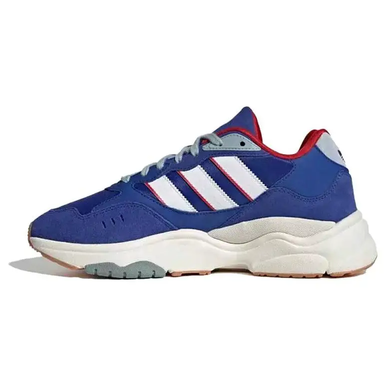 Retropy F90 Blu Lucido Scarlatto Sneakers Unisex Blu Semi-Lucido Bianco Sporco Scarlatto Migliore HP6376 42