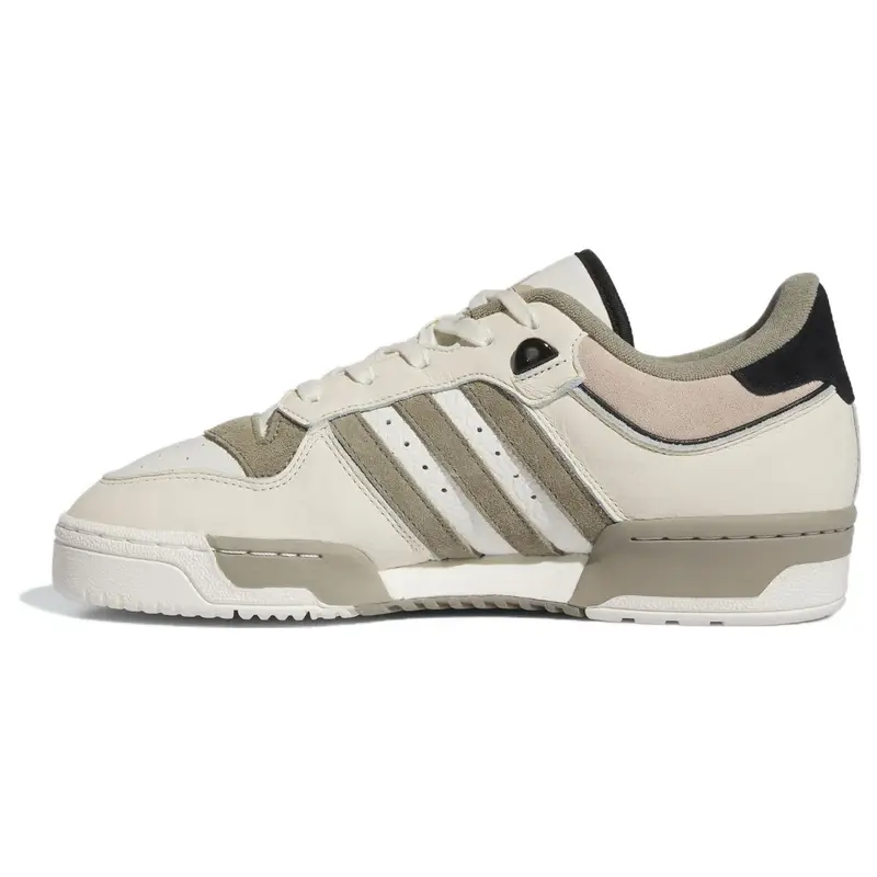 Rivalry 86 Low Bianco Sporco Beige Meraviglia Sneakers Unisex Panna Nero Core IE7171 41⅓ miniatura 3