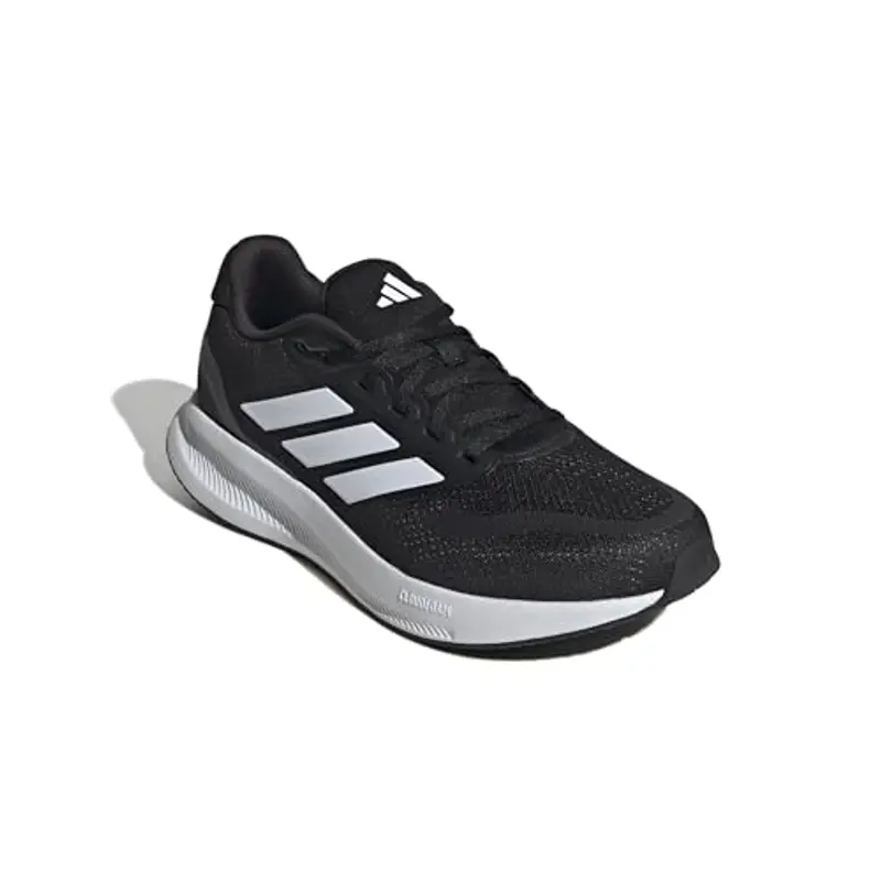 adidas Runfalcon 5 Wide Running Shoes, Scarpe da Corsa Uomo, Core Black/Cloud White/Core Black, 42 2/3 EU miniatura 3