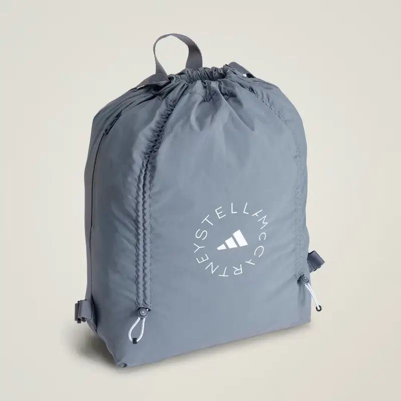 Sacca da palestra adidas by Stella McCartney Onix miniatura 3