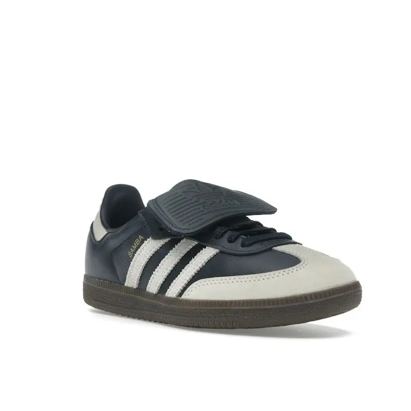 Samba LT Aurora Ink Bianco Panna Sneakers da Donna Blu Oro-Metallizzato JH5705 miniatura 3