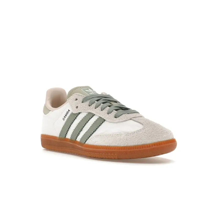Samba OG Bianco Argento Verde Sneakers da Donna Bianco Nuvola Mastice-Malva ID0492 37⅓ miniatura 5